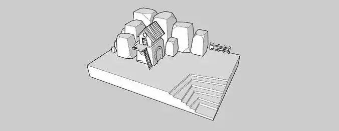 FANTASY WORLD 1 3D model