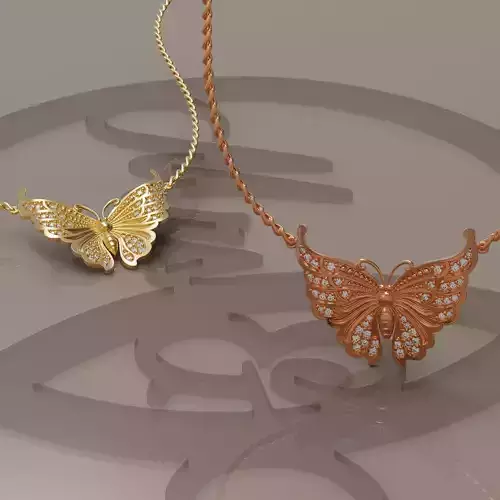 Butterfly pendant