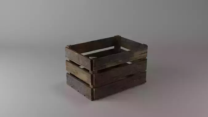 Crate wooden
