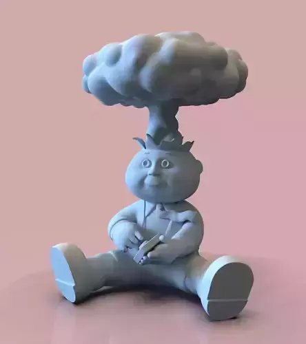 GARBAGE PAIL KIDS - ADAM BOMB 3D print model