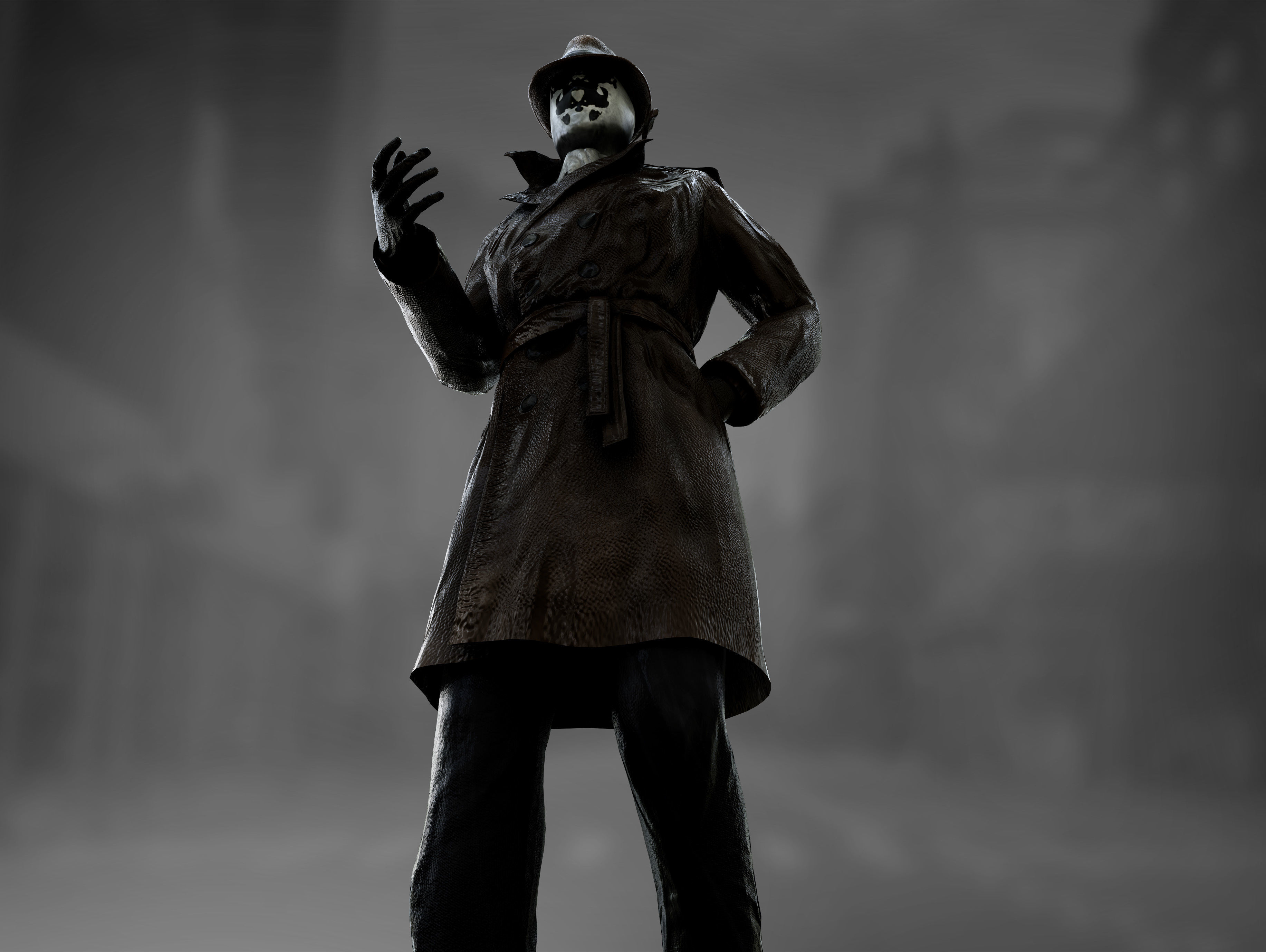 Rorschach  Low-poly 3D model_8