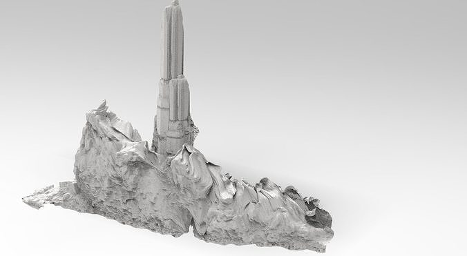 stone Ruin Rocks 3D model 3D model