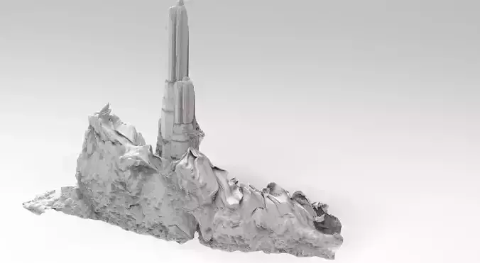 stone Ruin Rocks 3D model