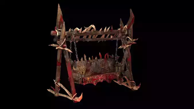 Swing  Low-poly 3D model