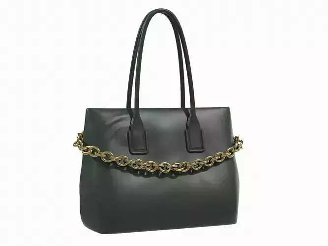 Bottega Veneta Chain Tote Bag Green