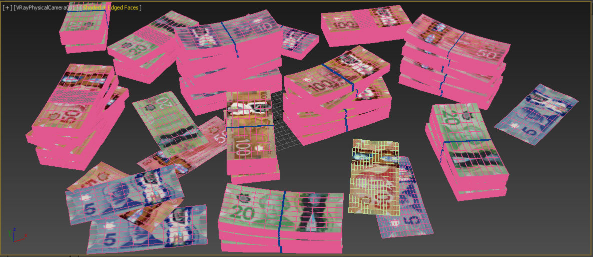Canadian-Dollars canadian national banknote 3D model_5