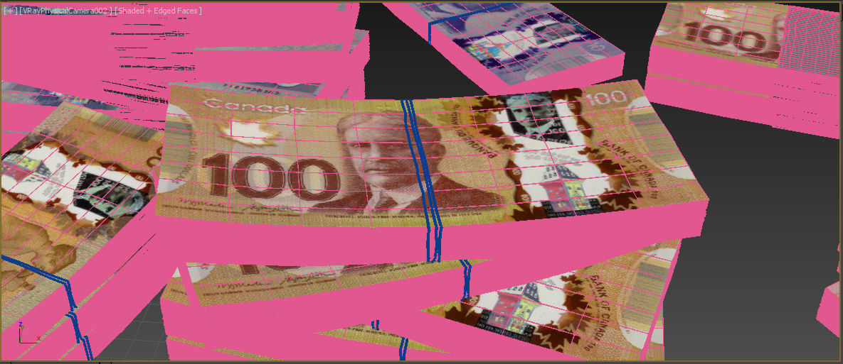 Canadian-Dollars canadian national banknote 3D model_7