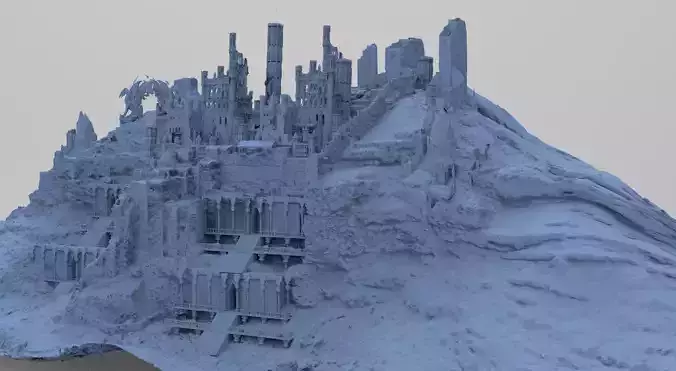 Ancient City Sahara expanded 3D model 