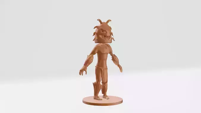 Cannibals of Monkey Island Tentacle head 3D print model