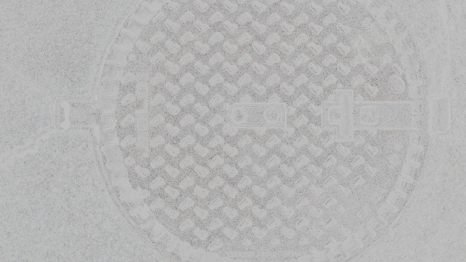 Cover manhole high-poly 3D model_9