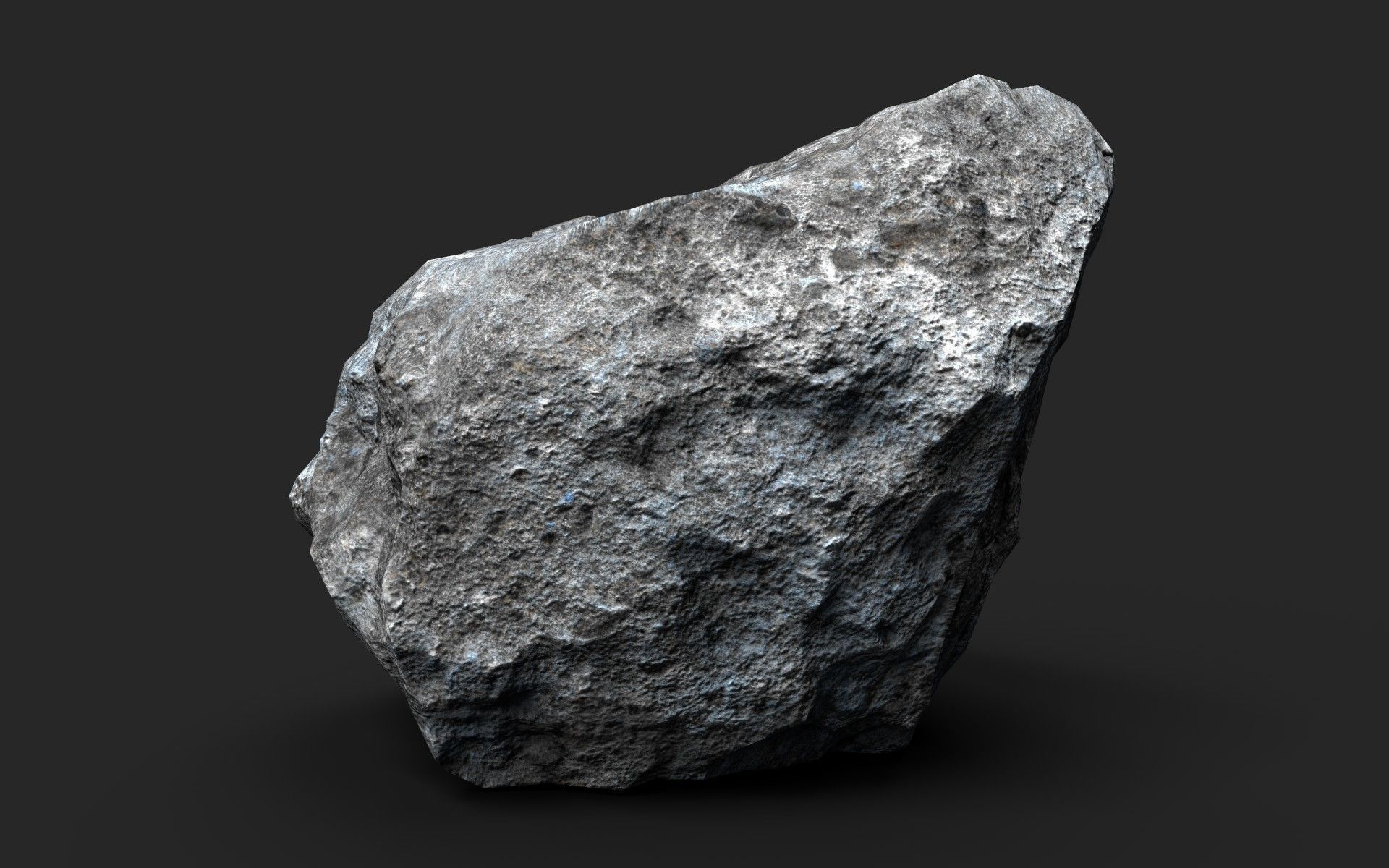 Rock 16-5 Low-poly 3D model_2