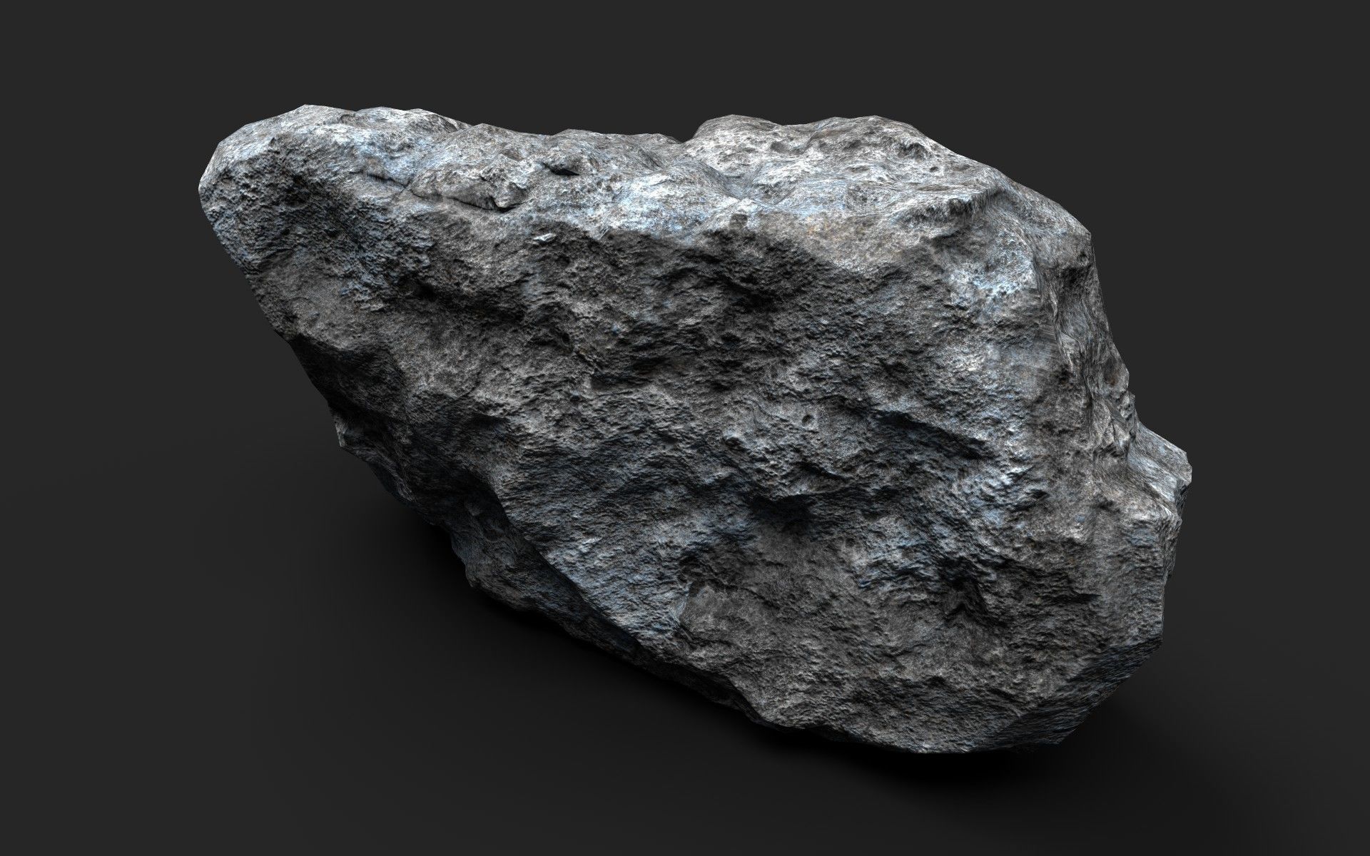 Rock 16-5 Low-poly 3D model_4