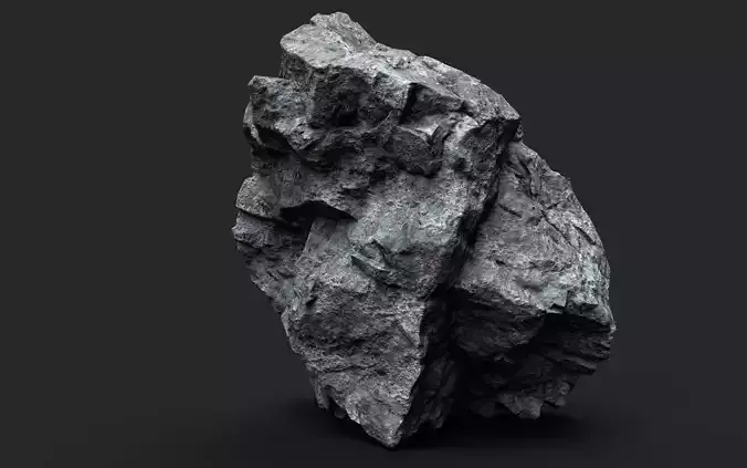 Rock 16-6 Low-poly 3D model