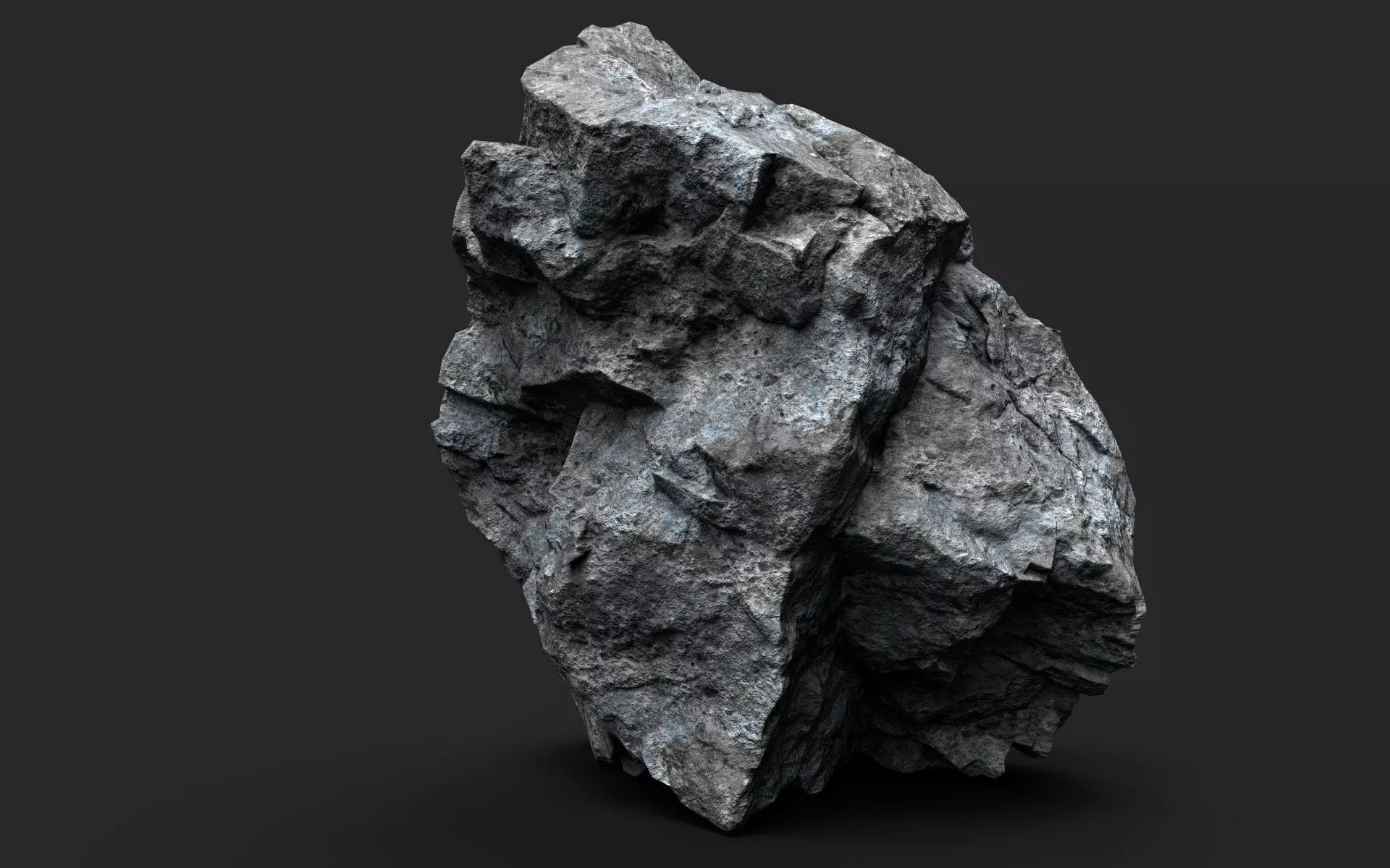 Rock 16-6 Low-poly 3D model_0