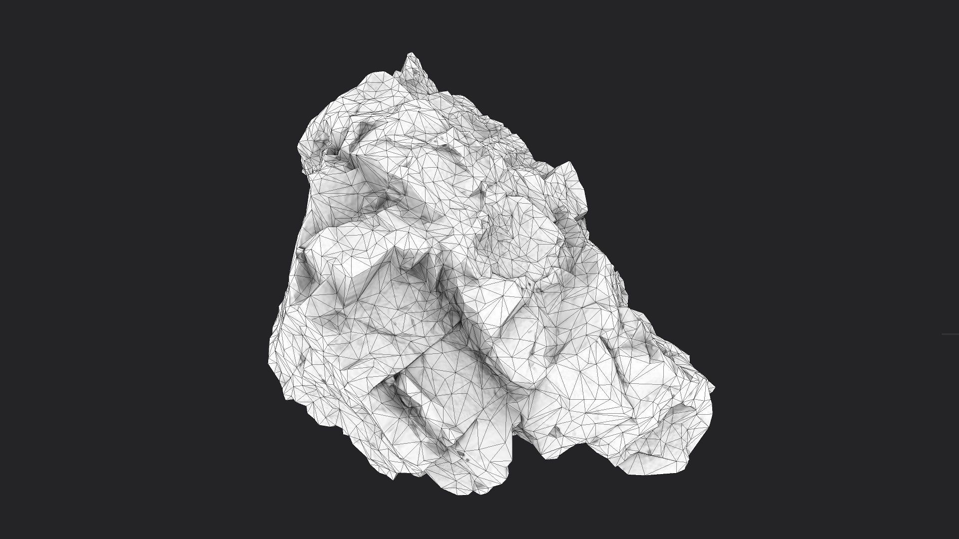 Rock 16-6 Low-poly 3D model_8