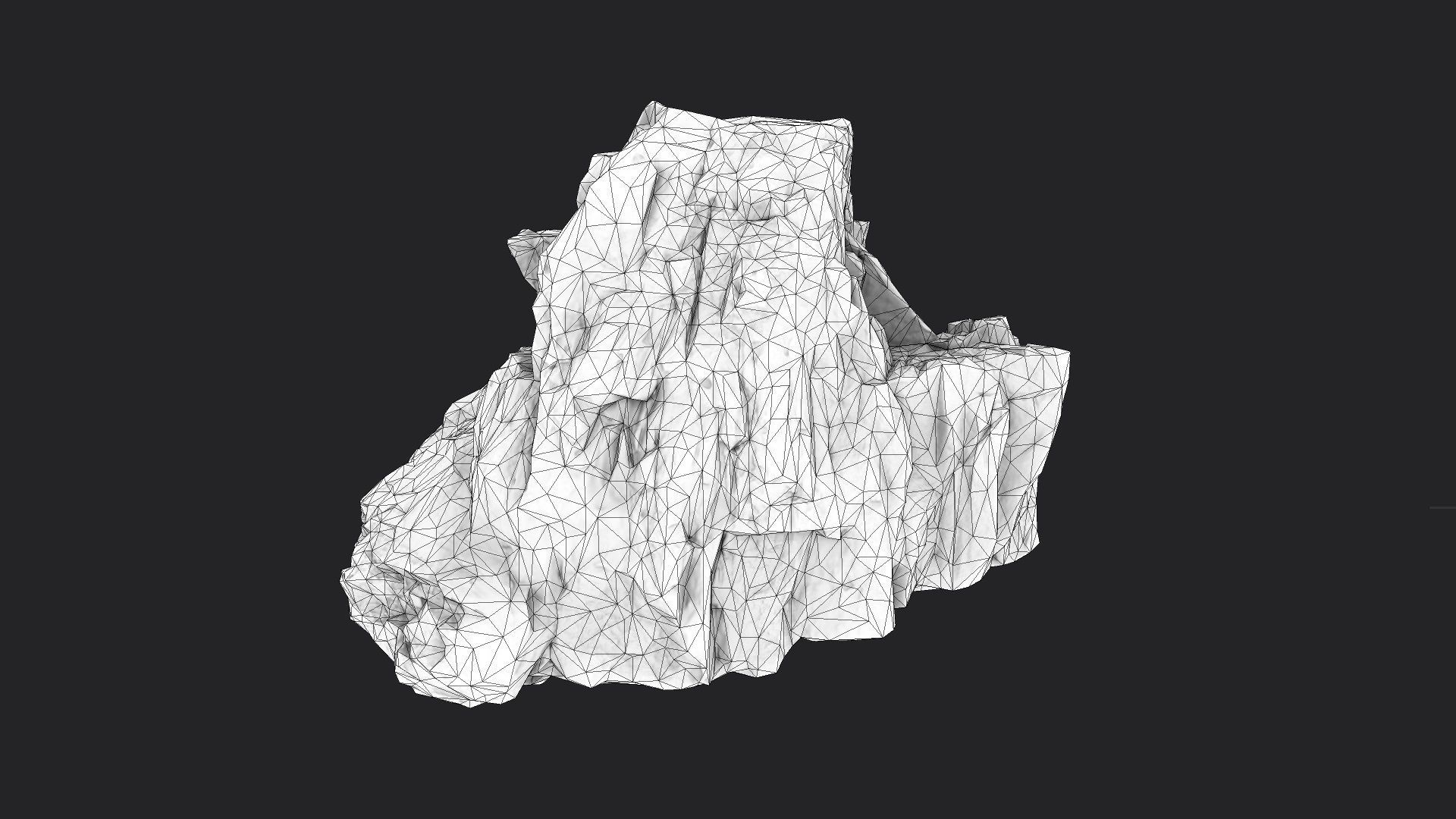 Rock 16-7 Low-poly 3D model_10