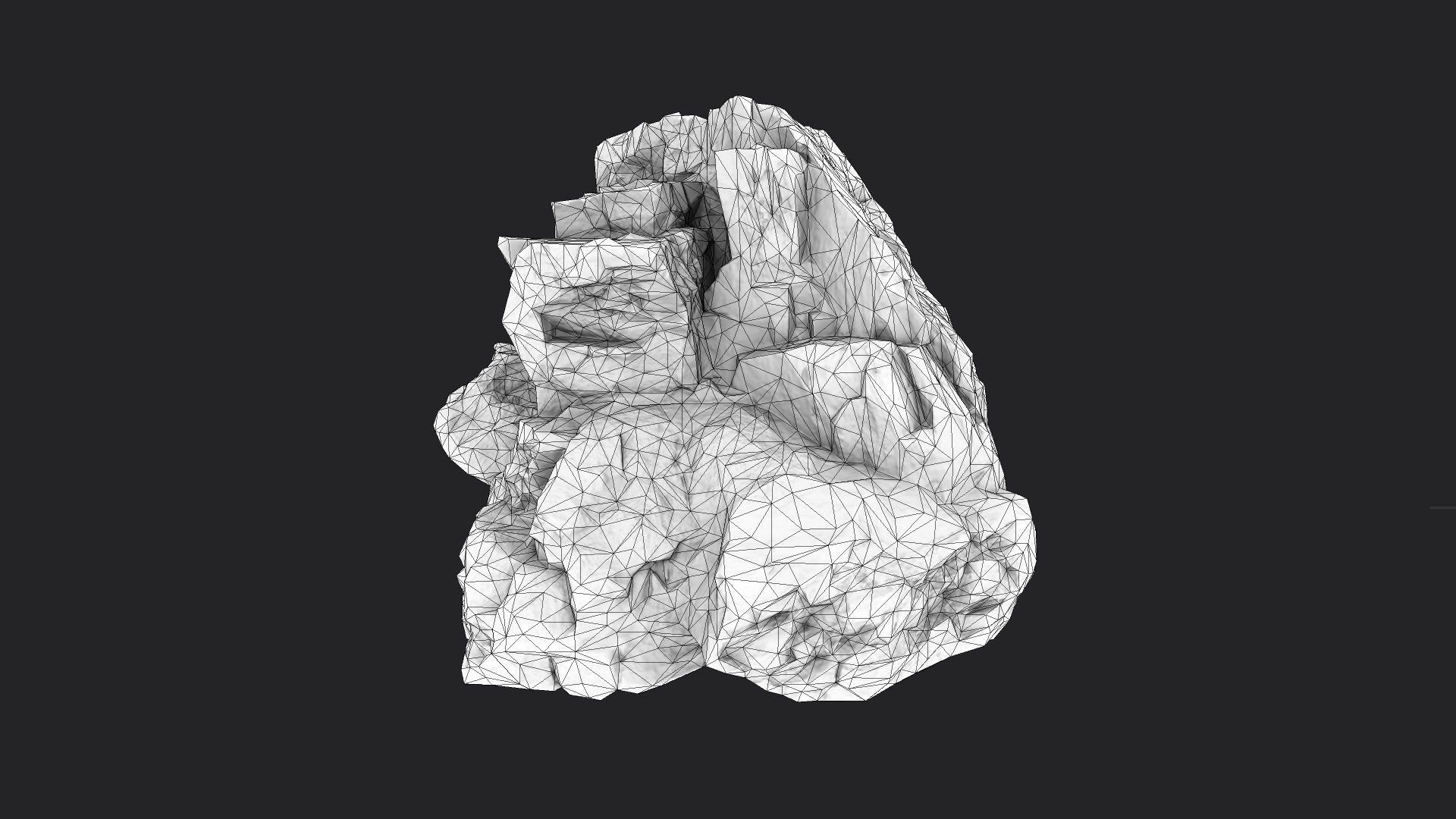 Rock 16-7 Low-poly 3D model_9