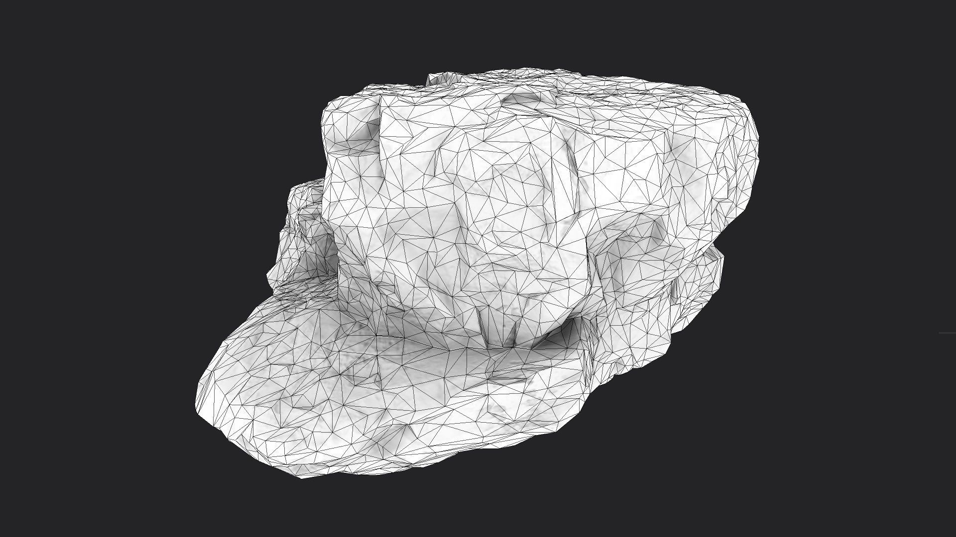 Rock 16-8 Low-poly 3D model_6