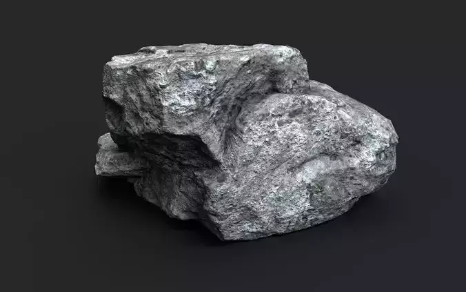 Rock 16-8 Low-poly 3D model