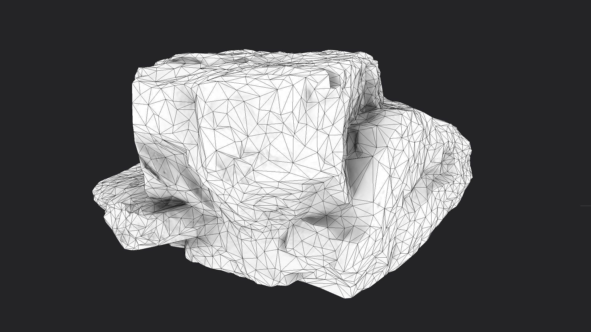 Rock 16-8 Low-poly 3D model_7