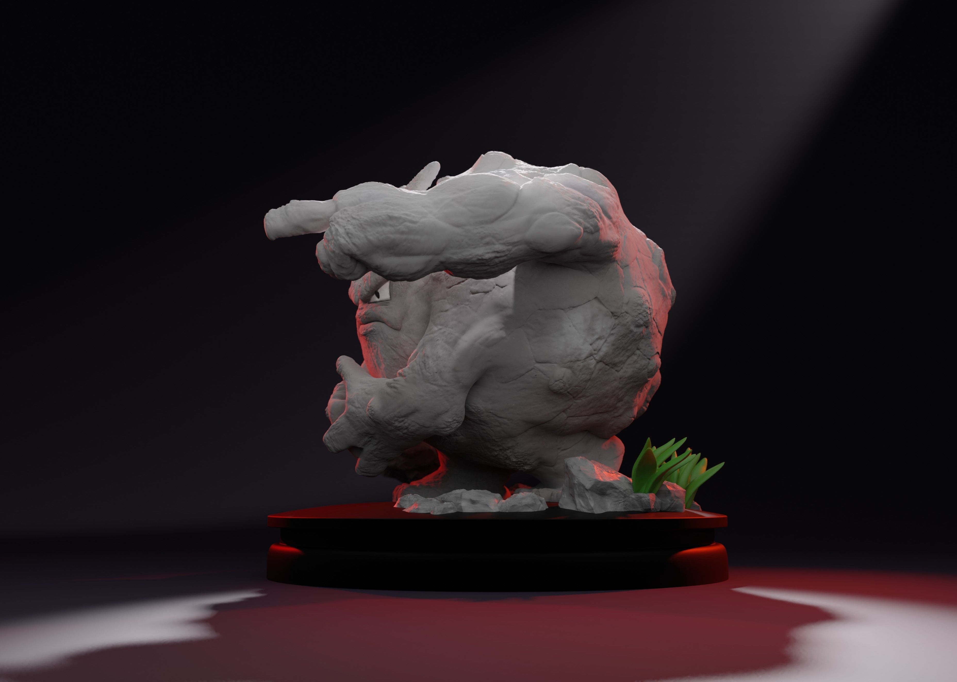 GRAVELER - 3D printable ROCK POKEMON 3D print model_16