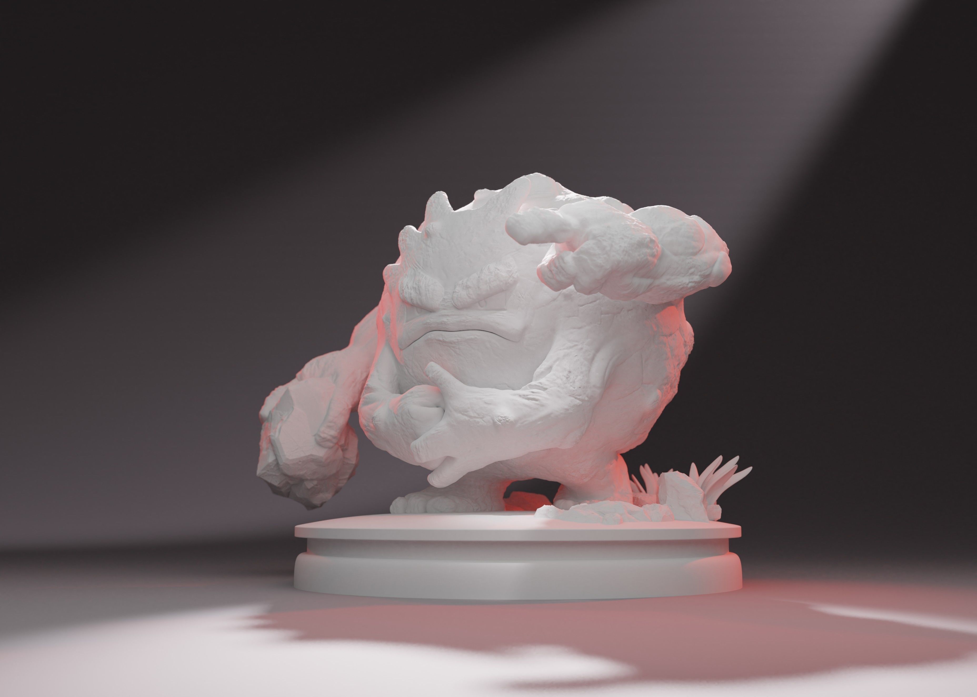 GRAVELER - 3D printable ROCK POKEMON 3D print model_1