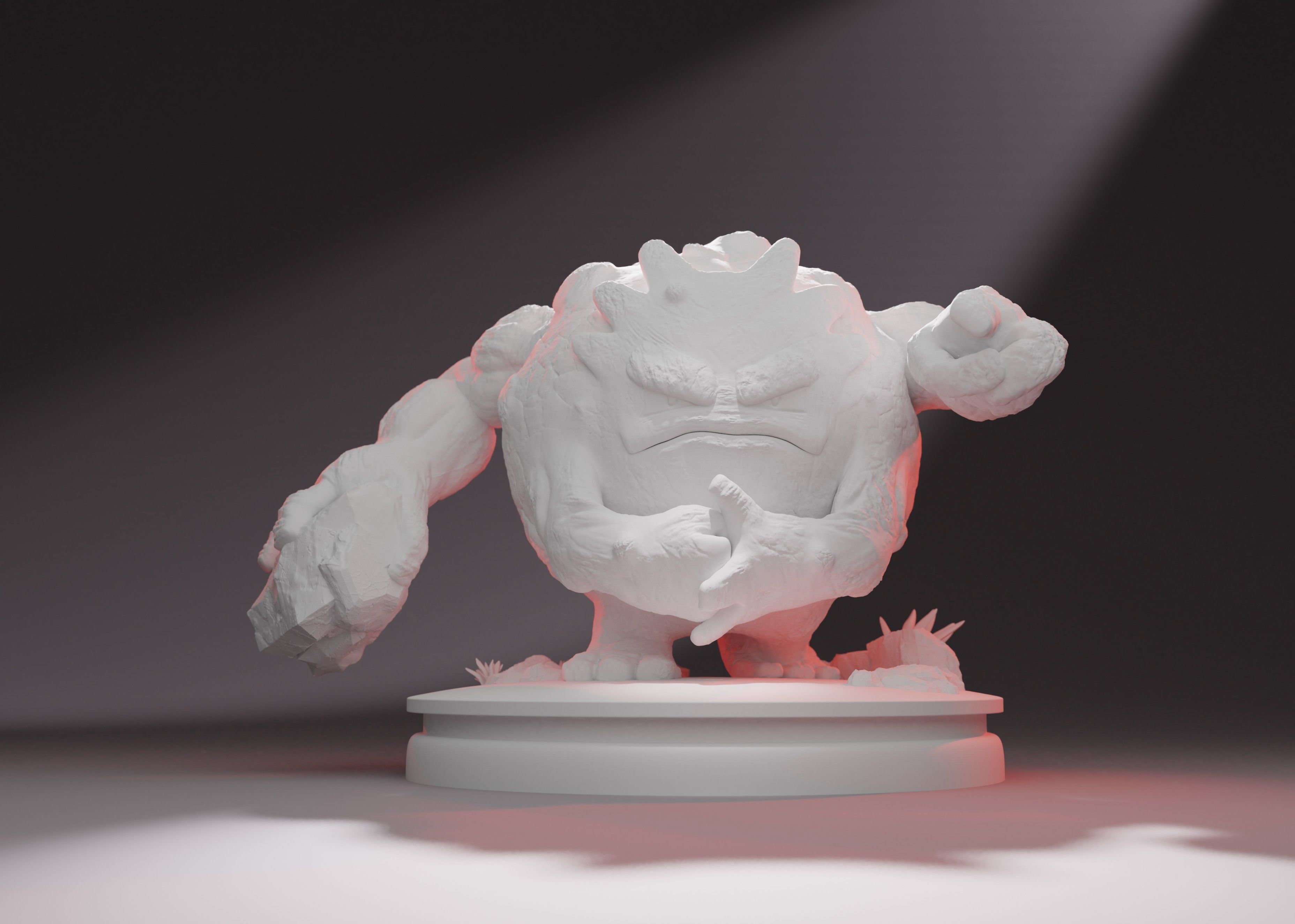 GRAVELER - 3D printable ROCK POKEMON 3D print model_4