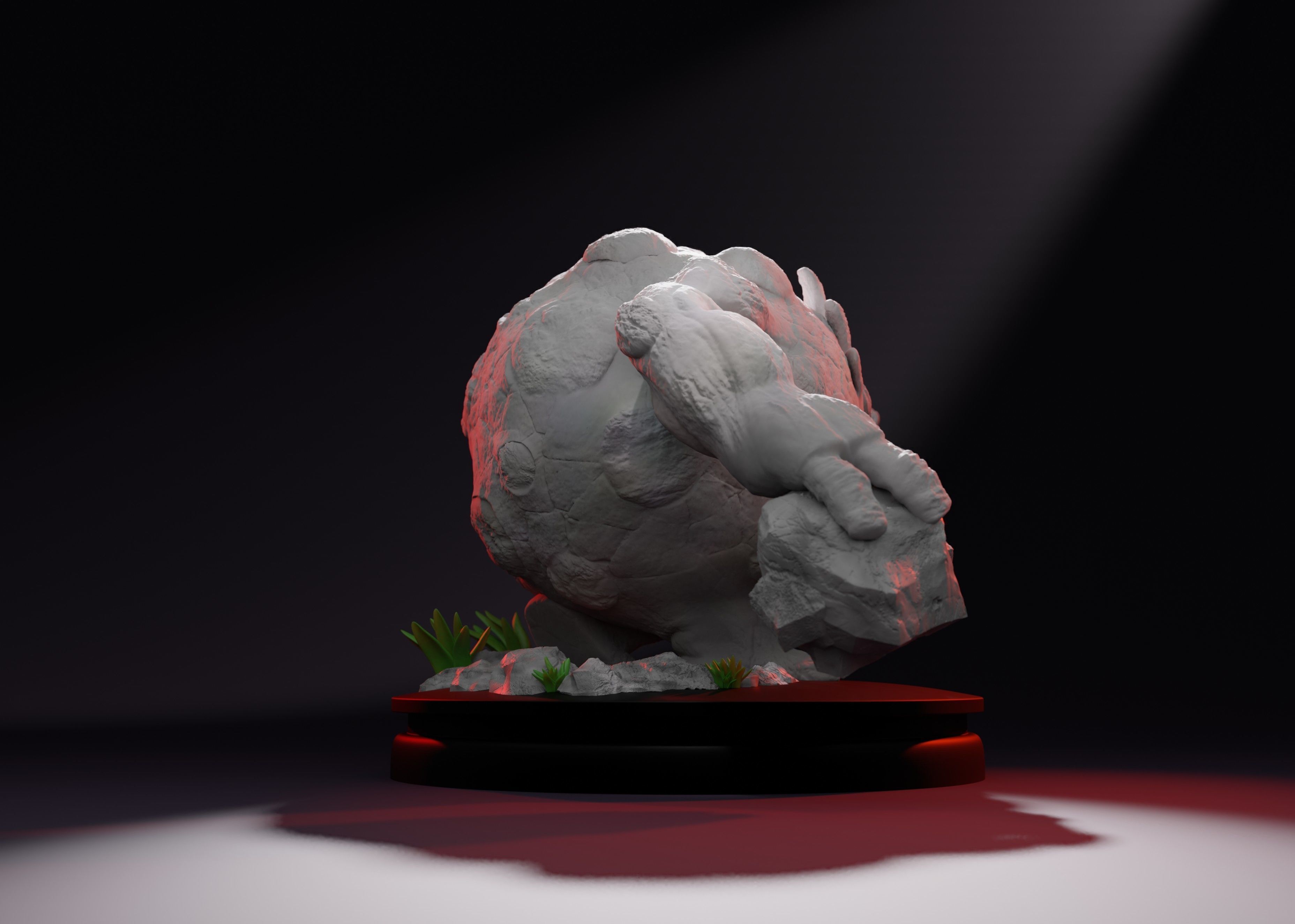 GRAVELER - 3D printable ROCK POKEMON 3D print model_13