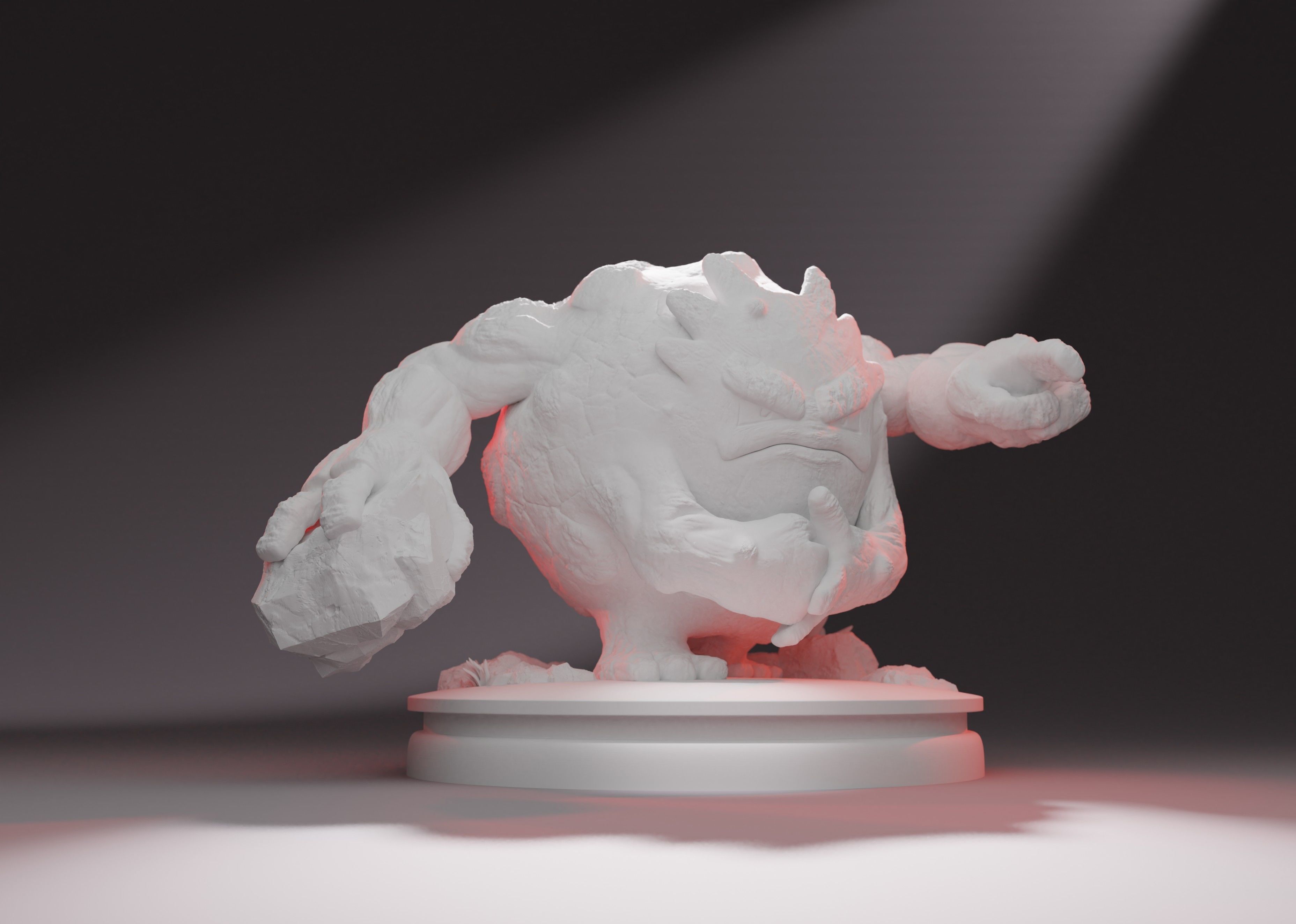 GRAVELER - 3D printable ROCK POKEMON 3D print model_6