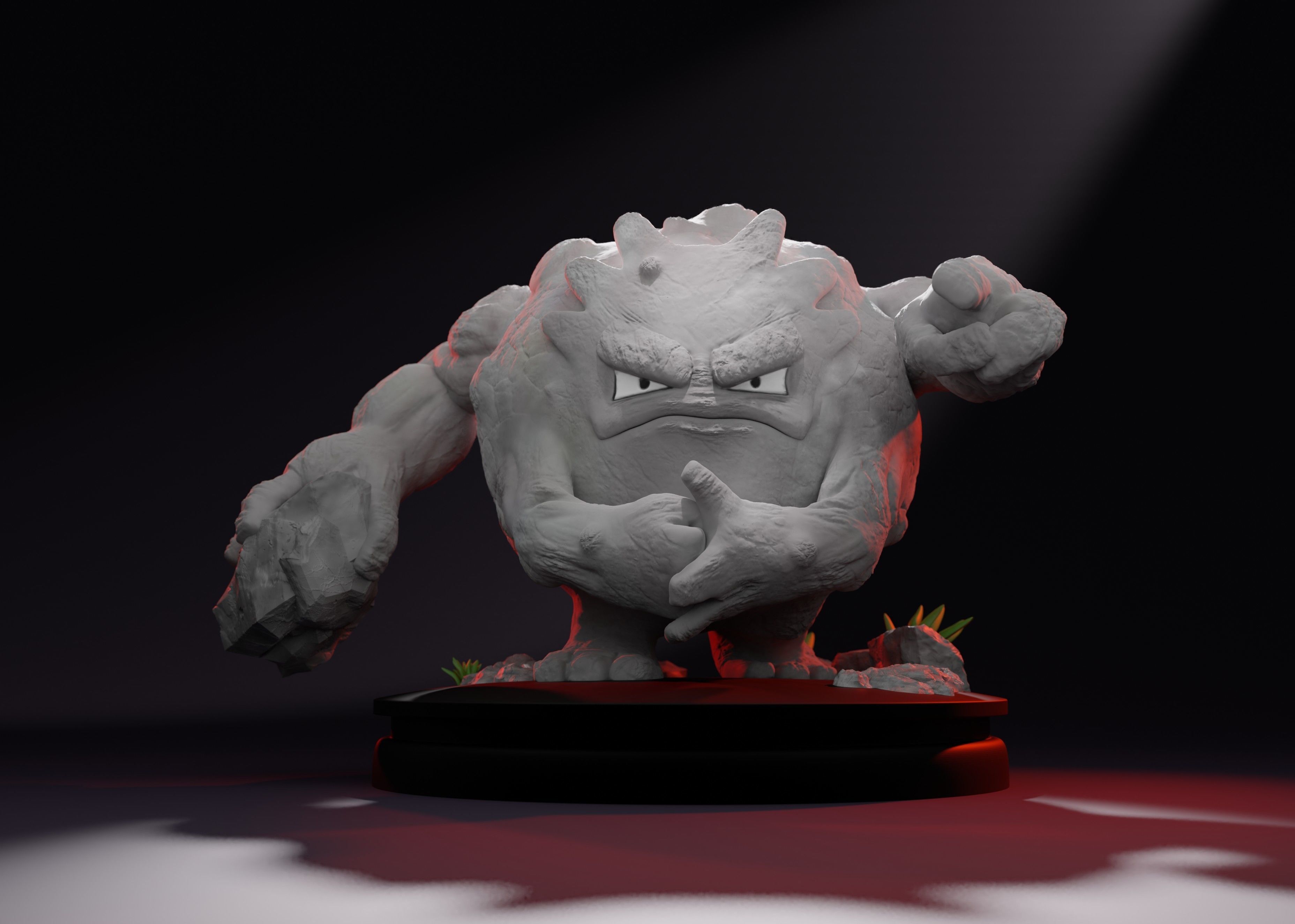 GRAVELER - 3D printable ROCK POKEMON 3D print model_3