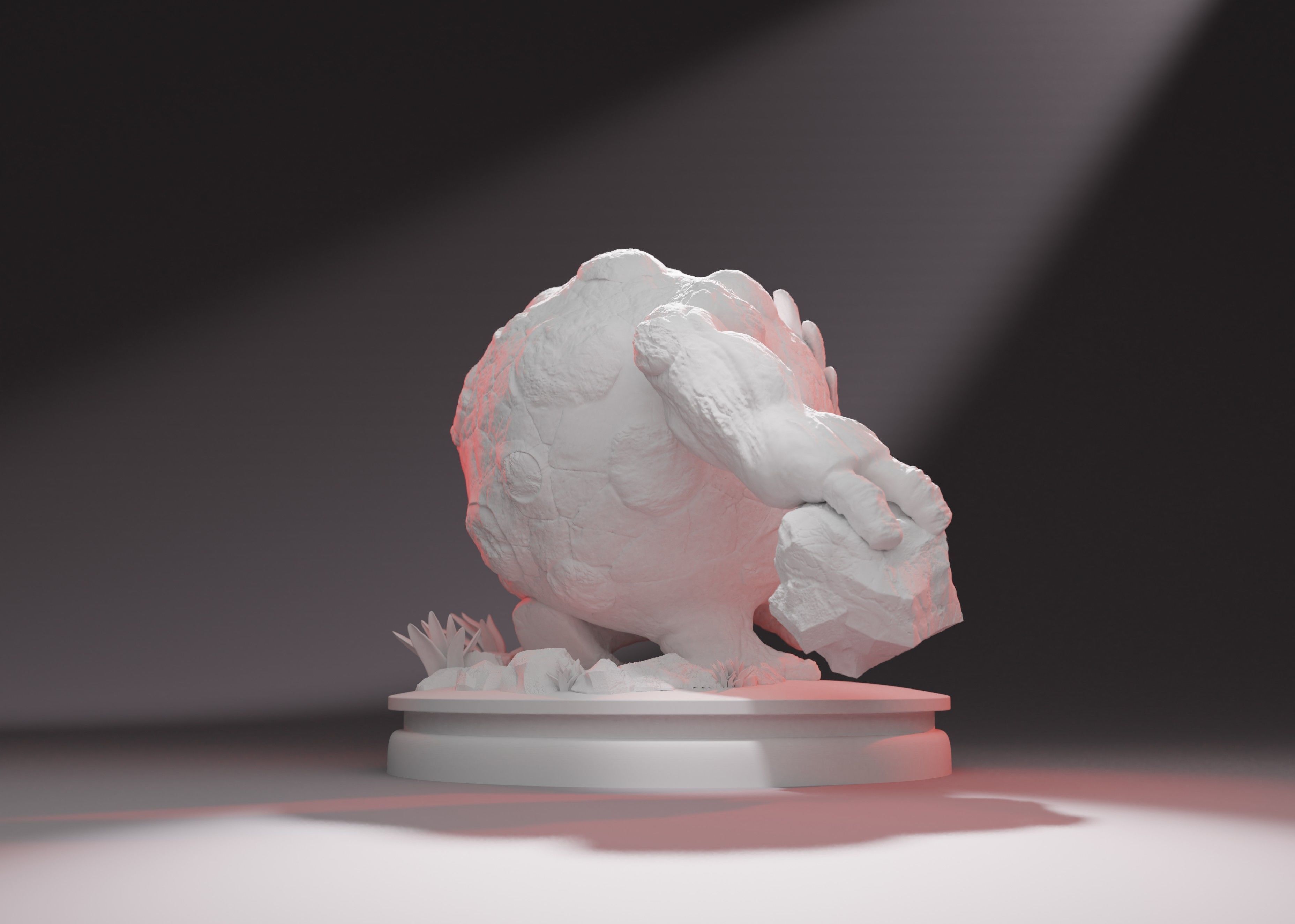 GRAVELER - 3D printable ROCK POKEMON 3D print model_9
