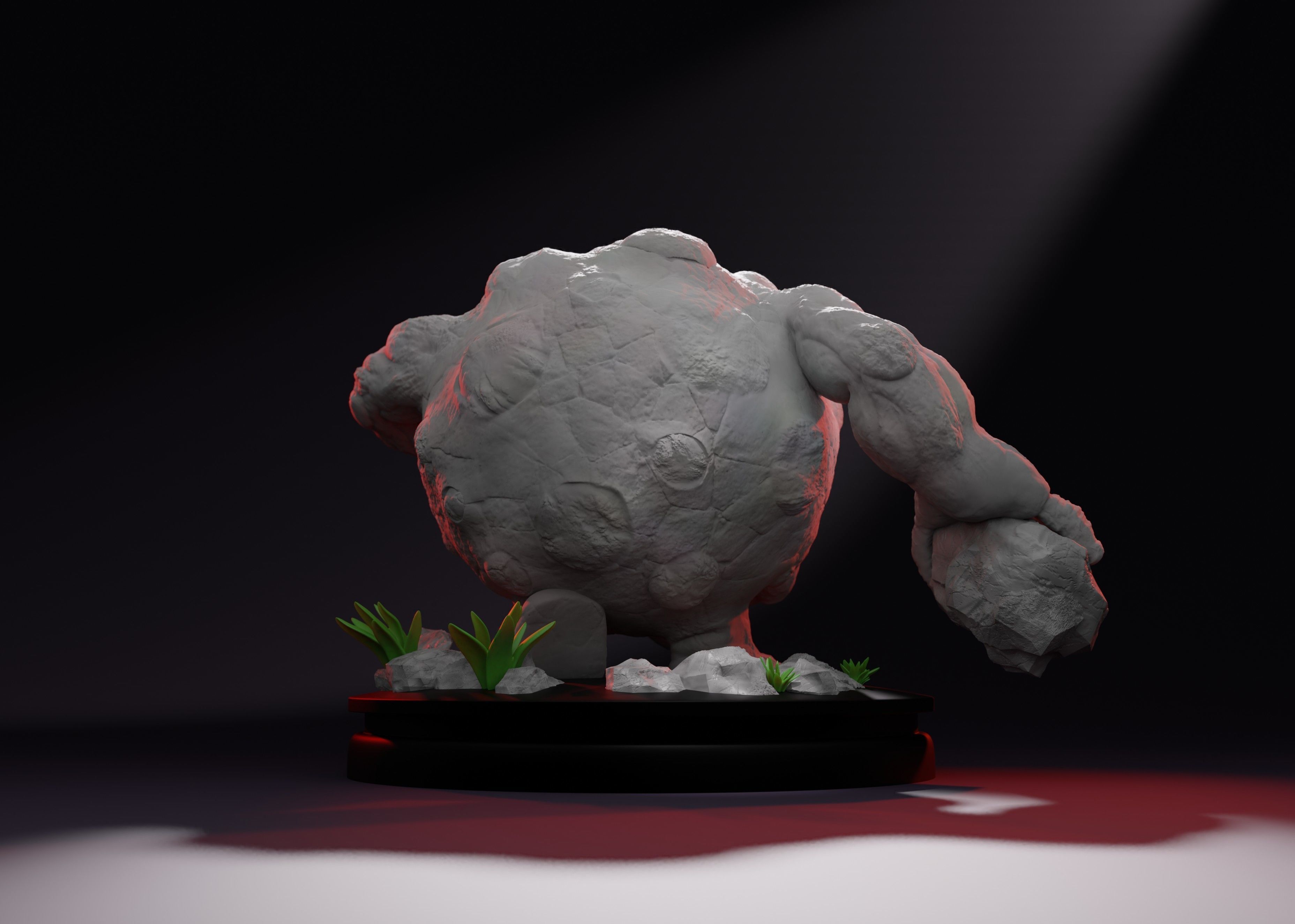 GRAVELER - 3D printable ROCK POKEMON 3D print model_14