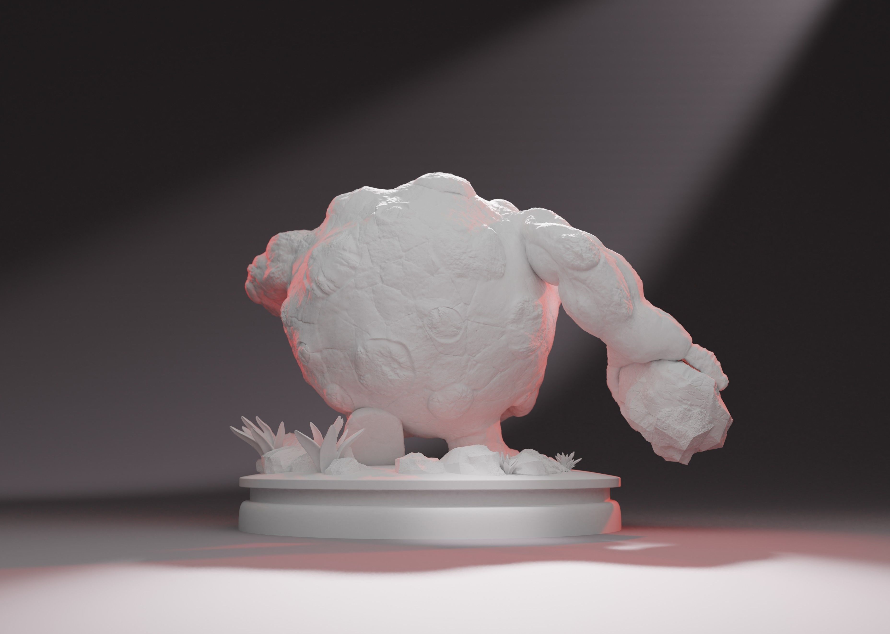 GRAVELER - 3D printable ROCK POKEMON 3D print model_10