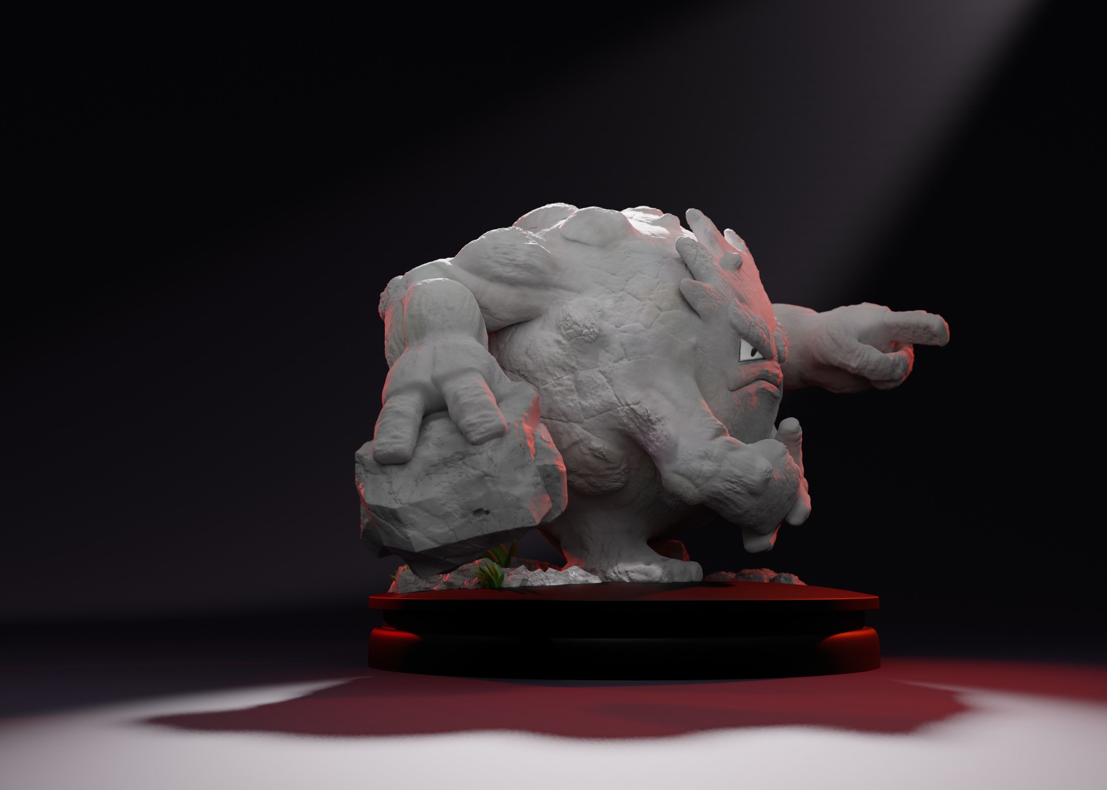 GRAVELER - 3D printable ROCK POKEMON 3D print model_12