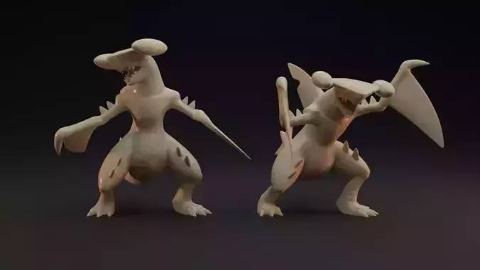 GARCHOMP - 2 POSES PRE-SUPPORTED POKEMON