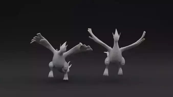 LUGIA - 2 POSES PRE-SUPPORTED POKEMON