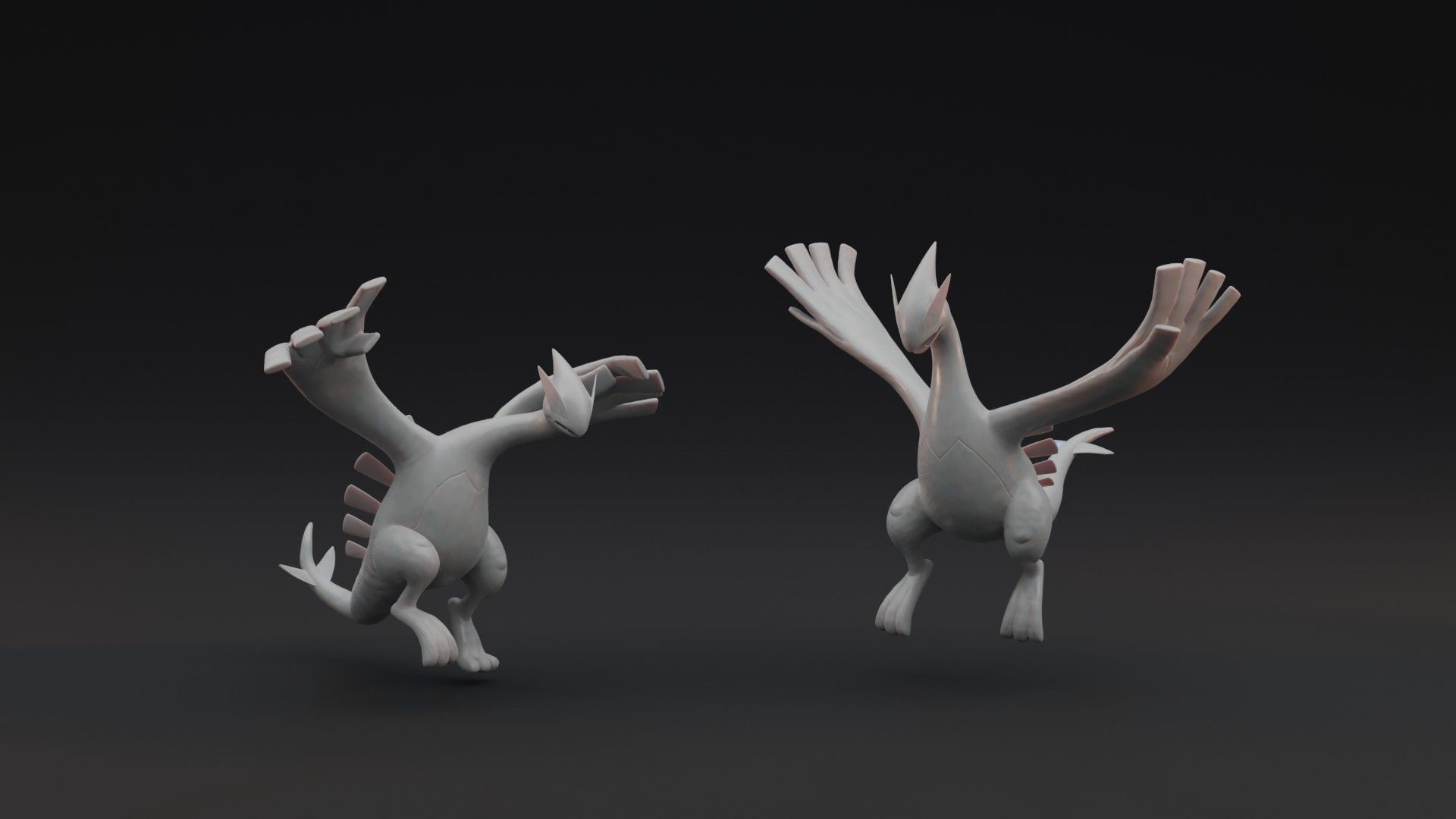 LUGIA - 2 POSES PRE-SUPPORTED POKEMON 3D print model_1