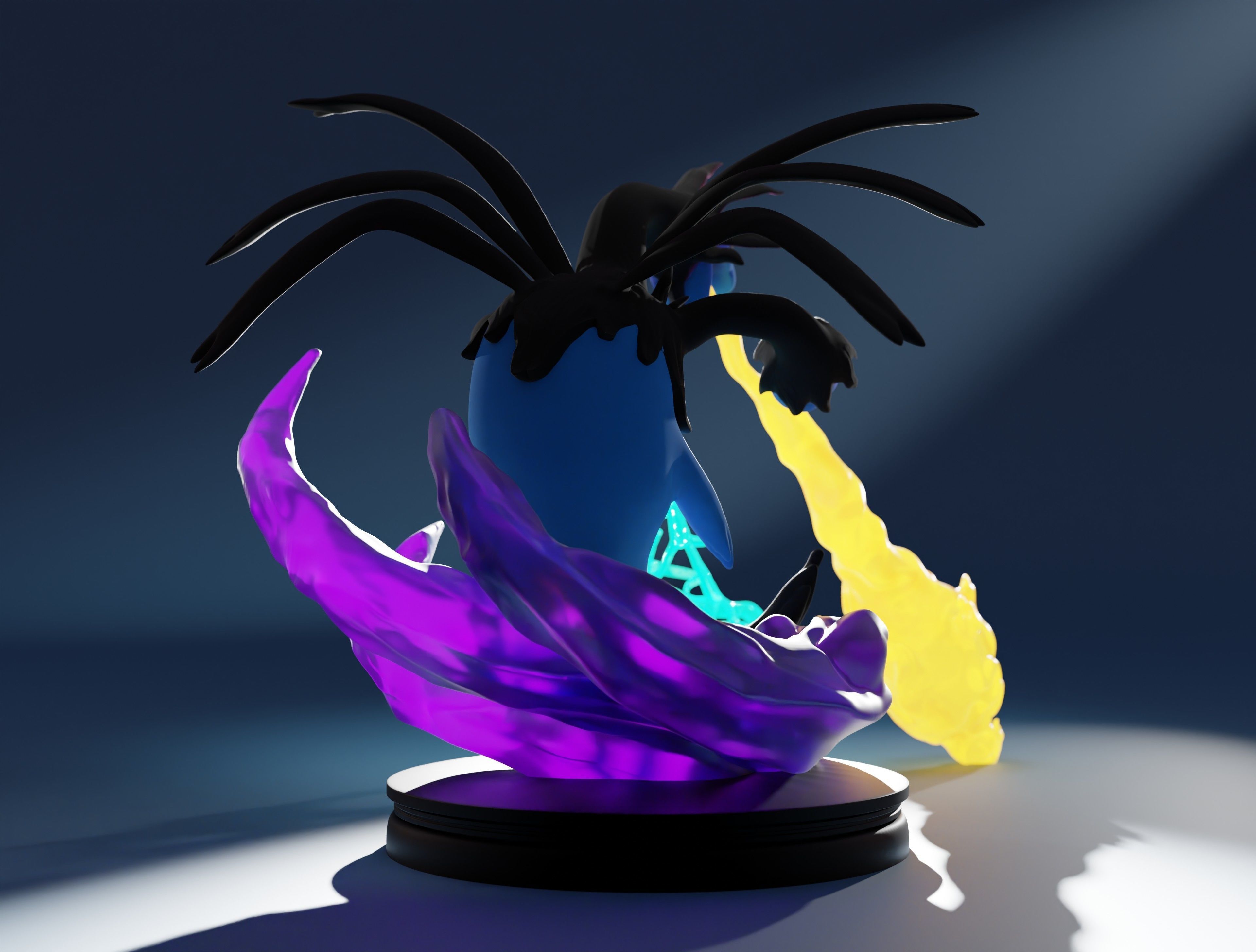 HYDREIGON - POKEMON IN PARTS AND AS A WHOLE 3D print model_12