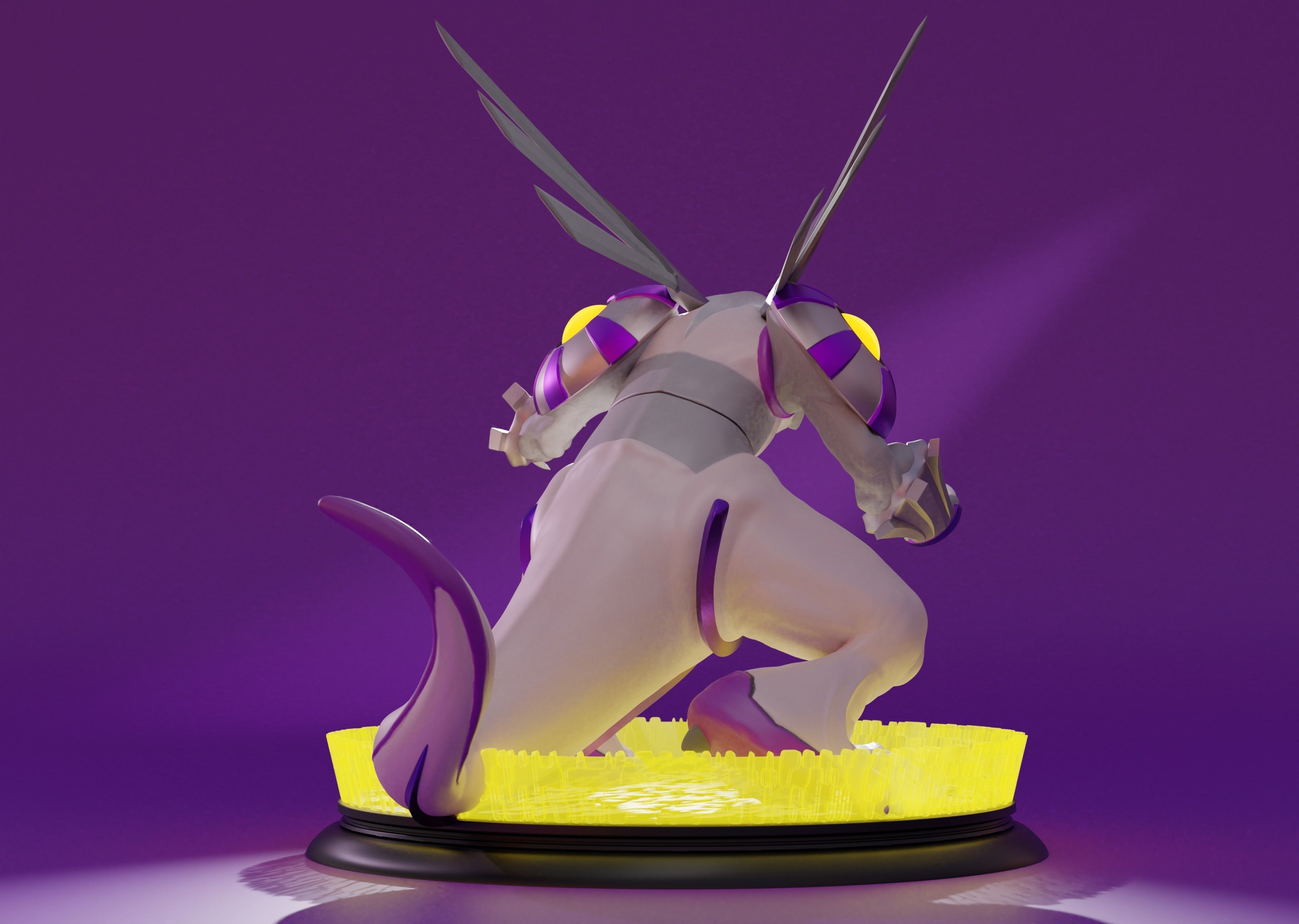 PALKIA- 3D PRINTABLE POKEMON with cuts and as a whole 3D print model_8