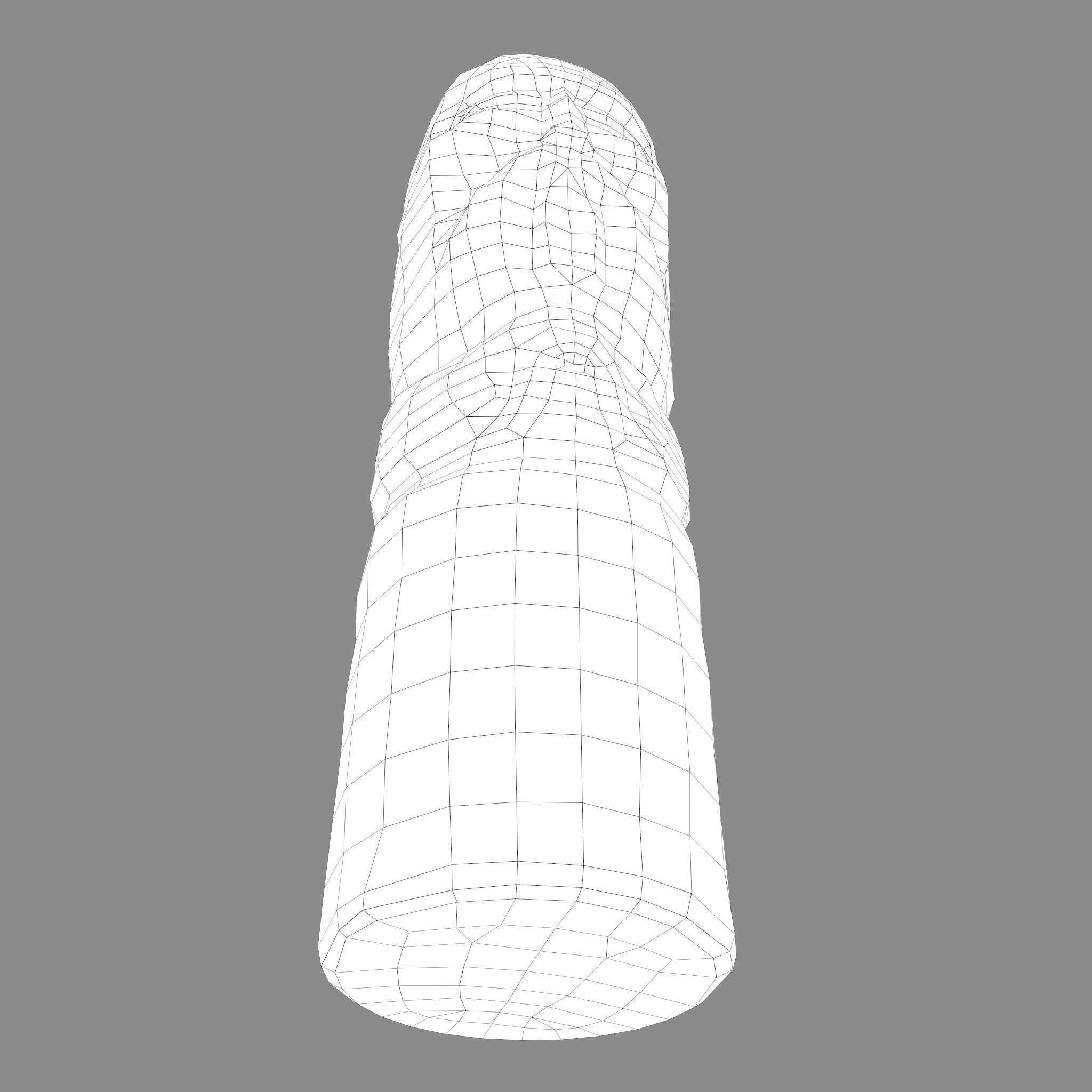 Dazhbog Statue Low-poly 3D model_31