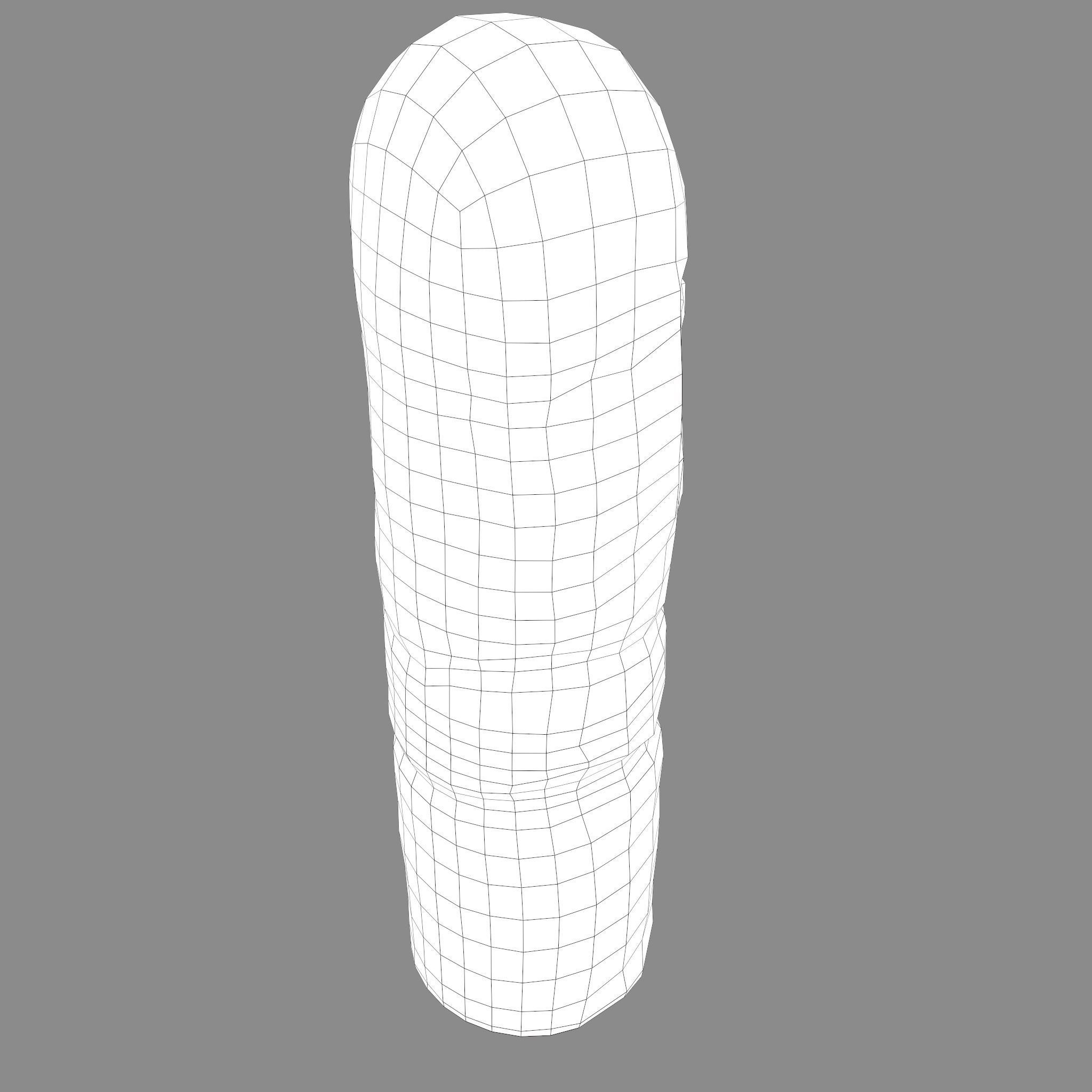 Dazhbog Statue Low-poly 3D model_27