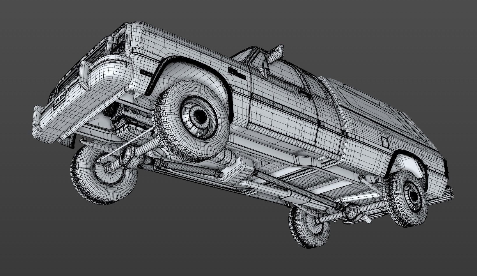 DODGE POWER RAM 250 1993 3D model_20