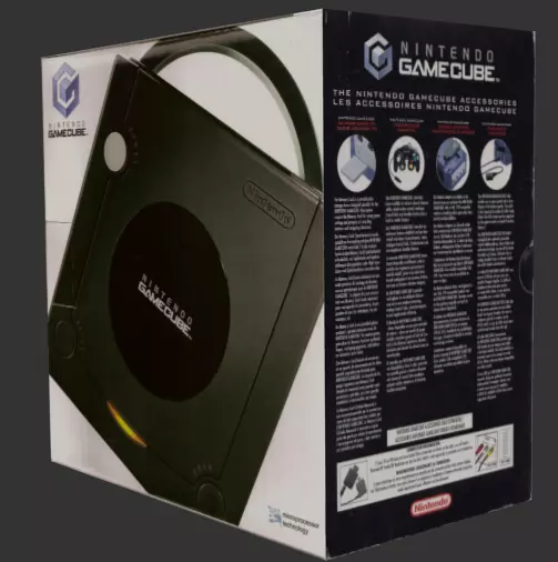 Gamecube Console Box Free low-poly 3D model_0