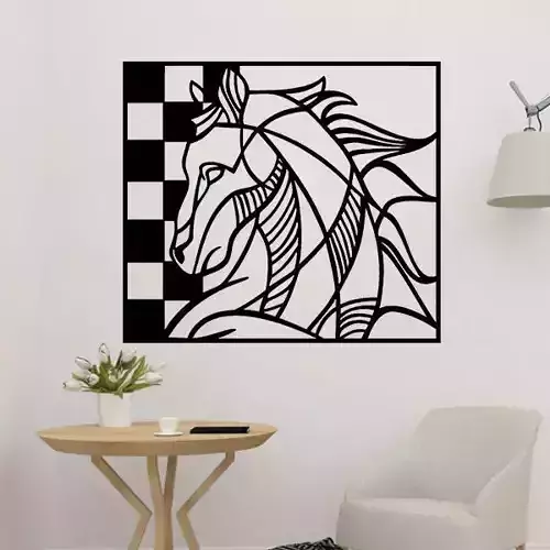 Chess Horse Panel