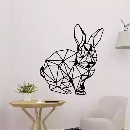 Bunny Mural 2D Art