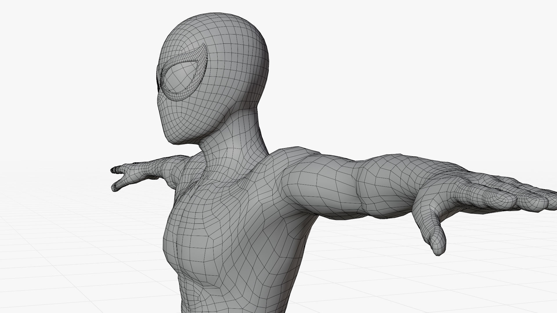 Spiderman - Tobey Maguire Rigged Low-poly 3D model_15