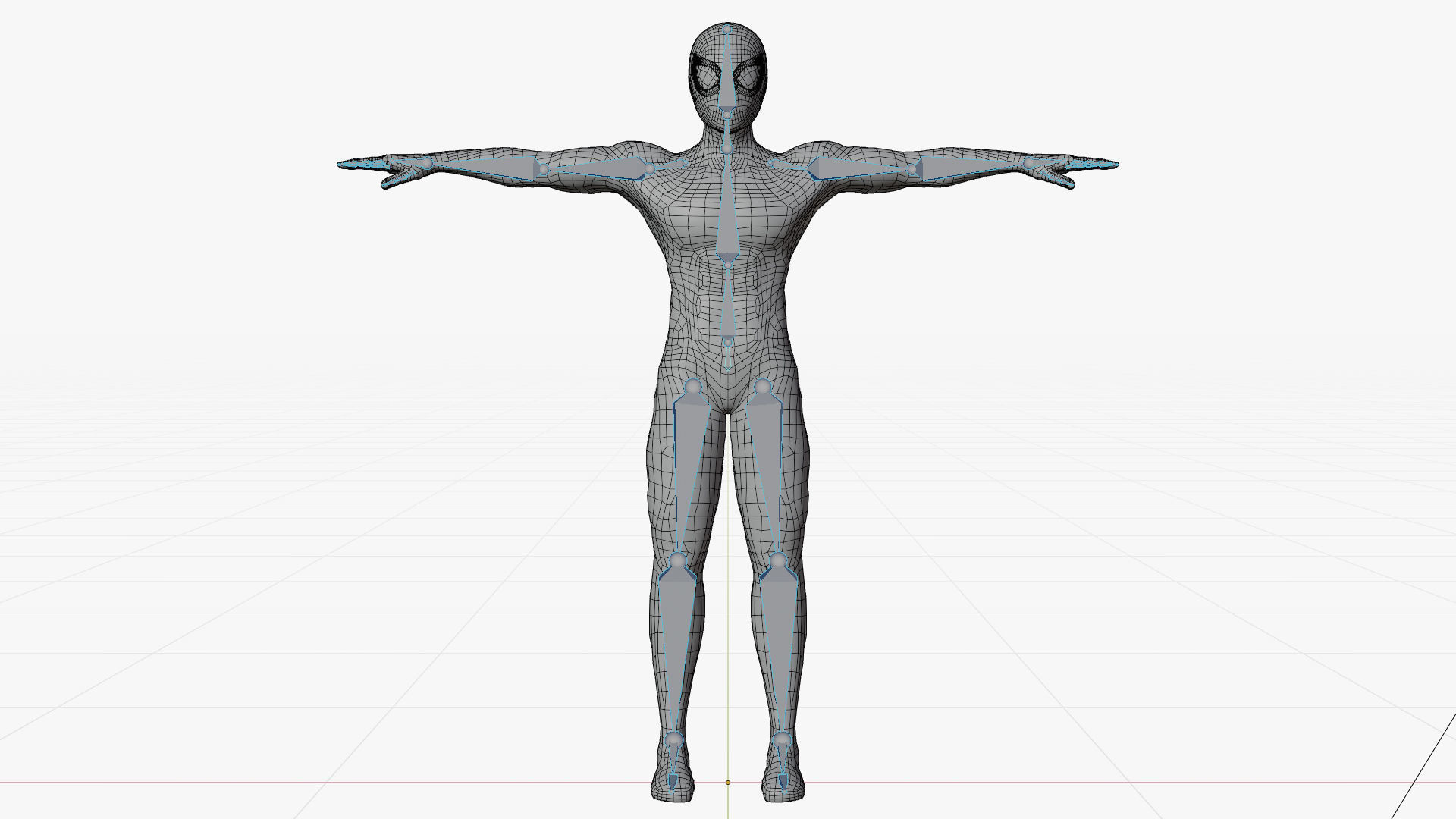 Spiderman - Tobey Maguire Rigged Low-poly 3D model_2