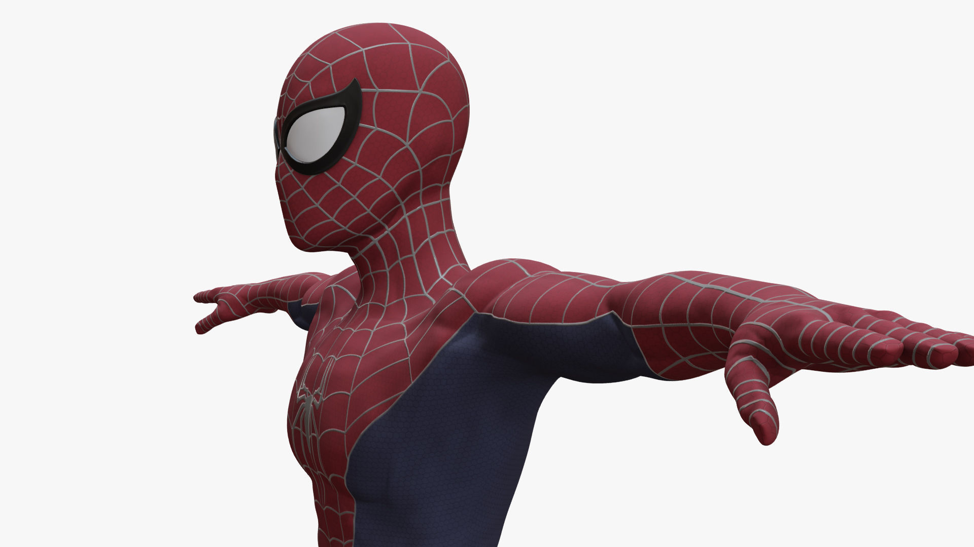 Spiderman - Tobey Maguire Rigged Low-poly 3D model_14