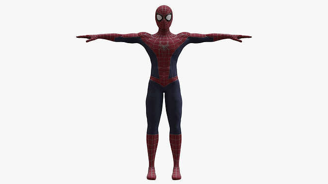 Spiderman - Tobey Maguire Rigged Low-poly 3D model