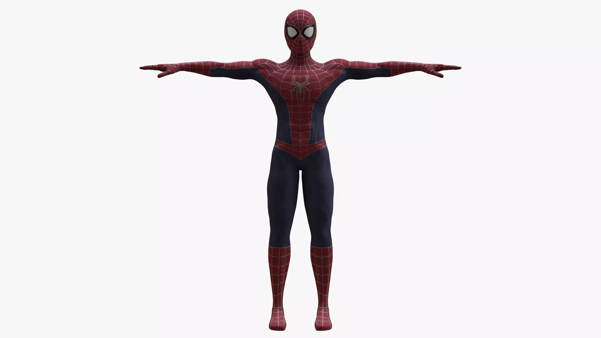 Spiderman - Tobey Maguire Rigged Low-poly 3D model_0